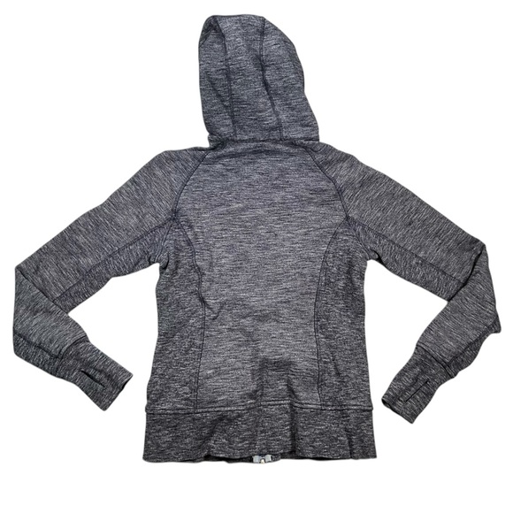 Lululemon Scuba Hoodie Grey with Deep‎ Indigo Size 4 - Picture 8 of 14